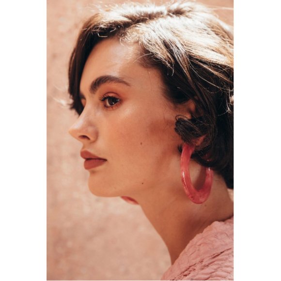 cult gaia Jewelry - 💕CULT GAIA💕 Kennedy Earrings ~ Cherry Acrylic